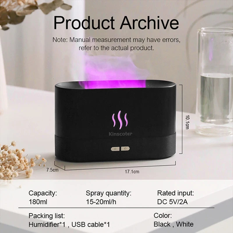 KINSCOTER Flame Aroma Diffuser