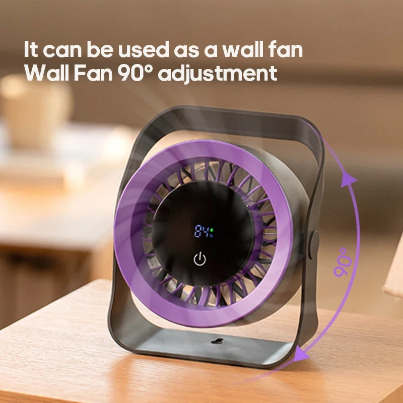 Portable Rechargeable Desk Fan